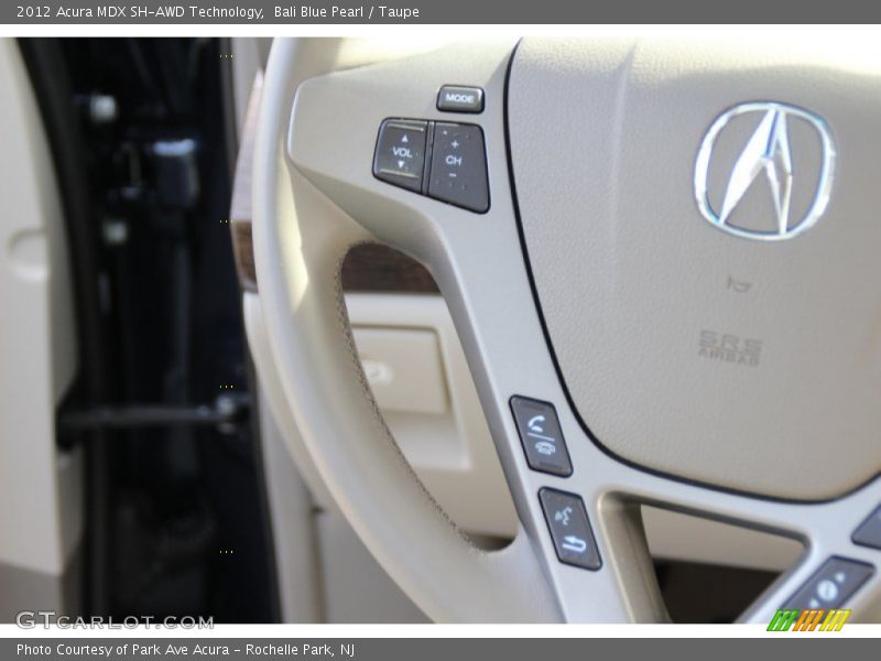 Bali Blue Pearl / Taupe 2012 Acura MDX SH-AWD Technology