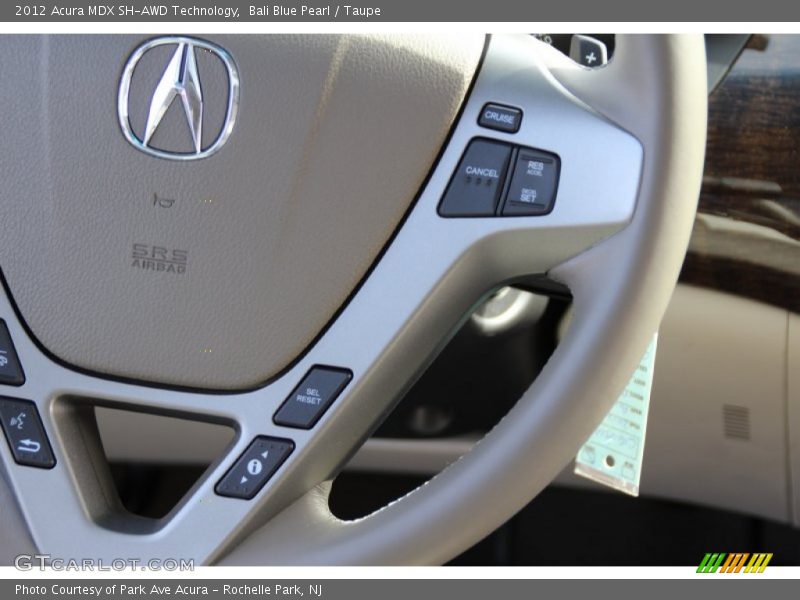 Bali Blue Pearl / Taupe 2012 Acura MDX SH-AWD Technology