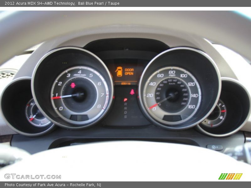 Bali Blue Pearl / Taupe 2012 Acura MDX SH-AWD Technology