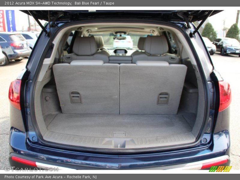 Bali Blue Pearl / Taupe 2012 Acura MDX SH-AWD Technology