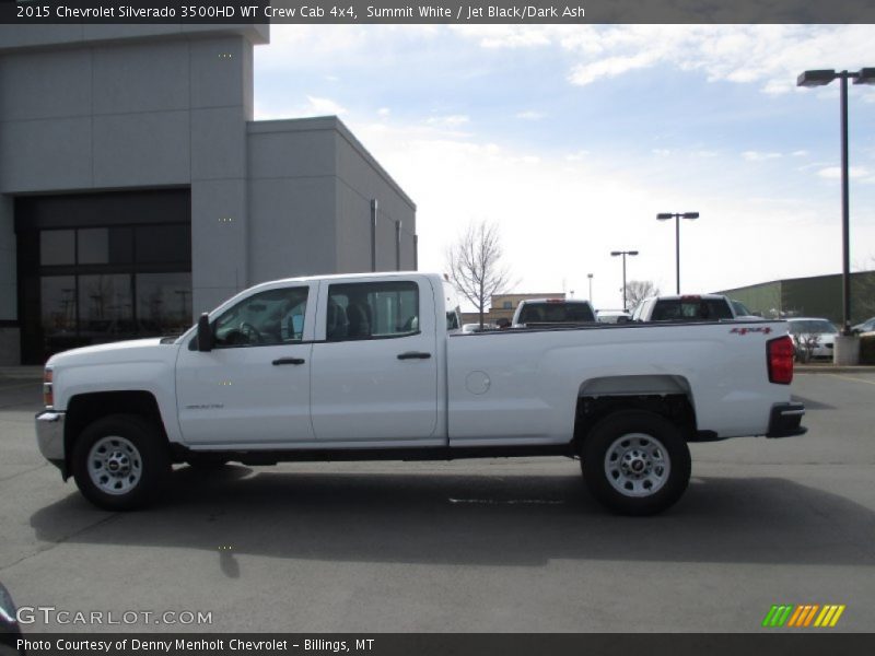 Summit White / Jet Black/Dark Ash 2015 Chevrolet Silverado 3500HD WT Crew Cab 4x4