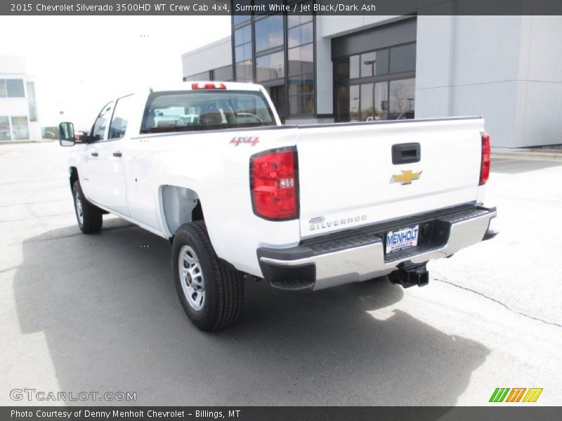 Summit White / Jet Black/Dark Ash 2015 Chevrolet Silverado 3500HD WT Crew Cab 4x4