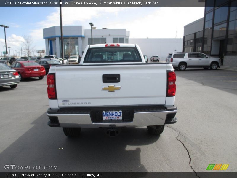 Summit White / Jet Black/Dark Ash 2015 Chevrolet Silverado 3500HD WT Crew Cab 4x4