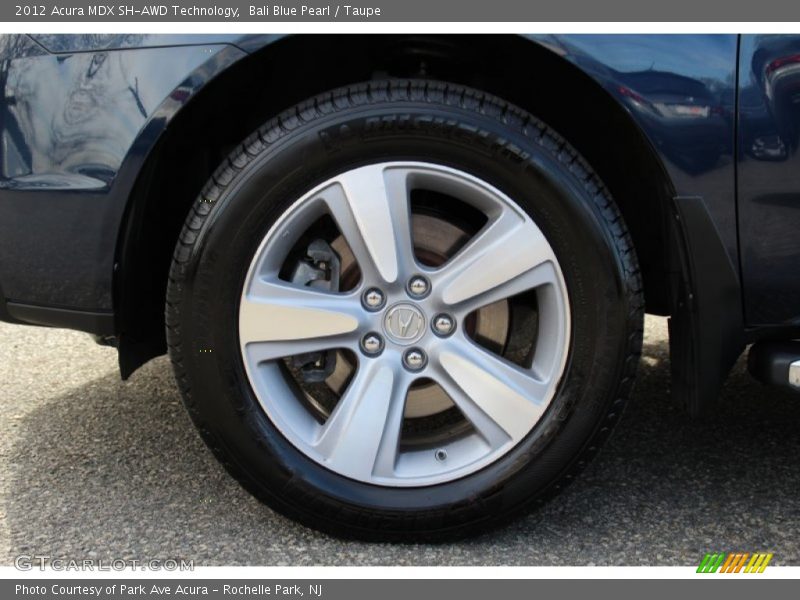 Bali Blue Pearl / Taupe 2012 Acura MDX SH-AWD Technology