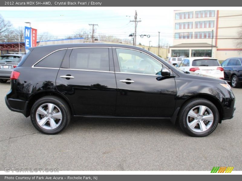 Crystal Black Pearl / Ebony 2012 Acura MDX SH-AWD