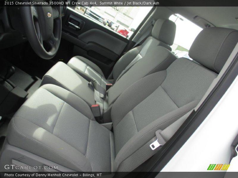 Summit White / Jet Black/Dark Ash 2015 Chevrolet Silverado 3500HD WT Crew Cab 4x4