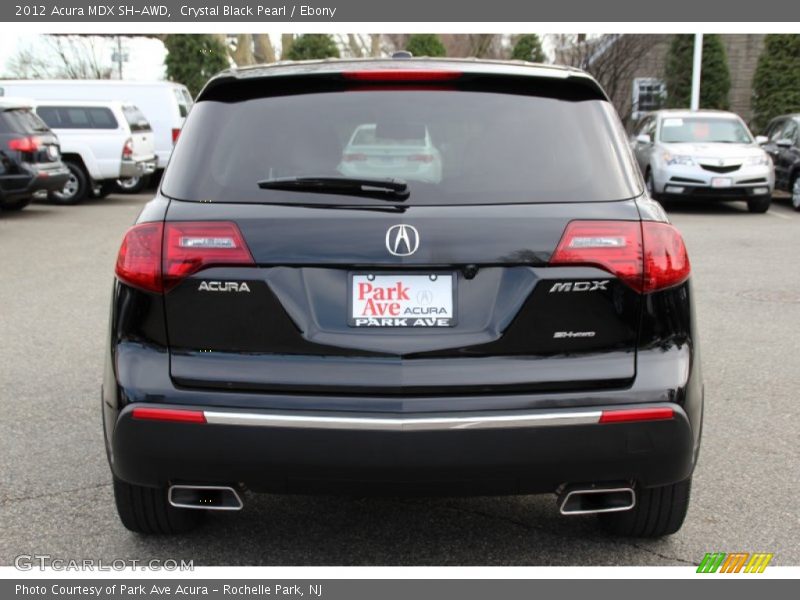 Crystal Black Pearl / Ebony 2012 Acura MDX SH-AWD