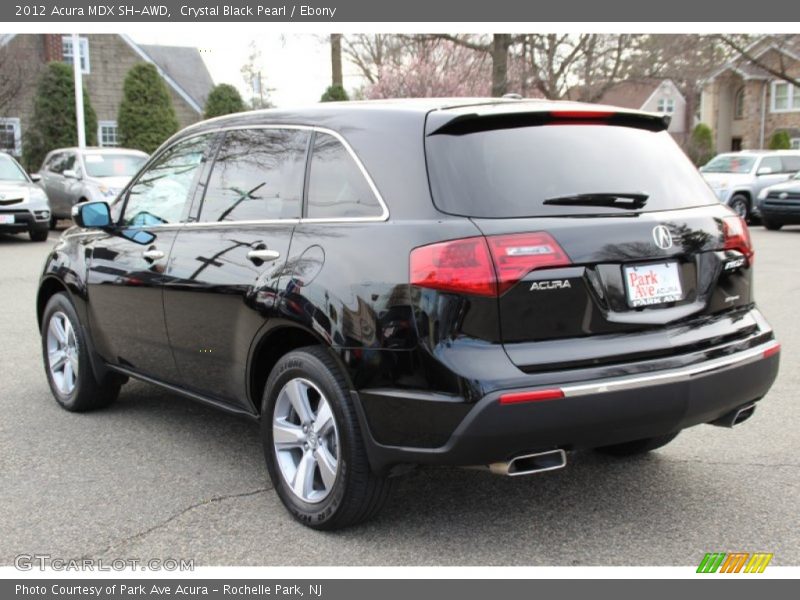Crystal Black Pearl / Ebony 2012 Acura MDX SH-AWD