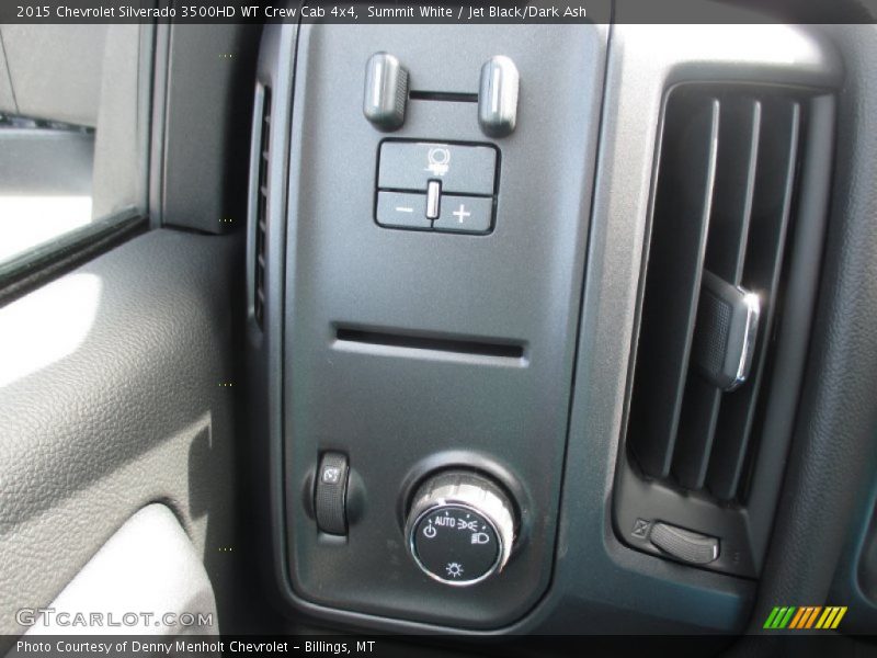 Summit White / Jet Black/Dark Ash 2015 Chevrolet Silverado 3500HD WT Crew Cab 4x4