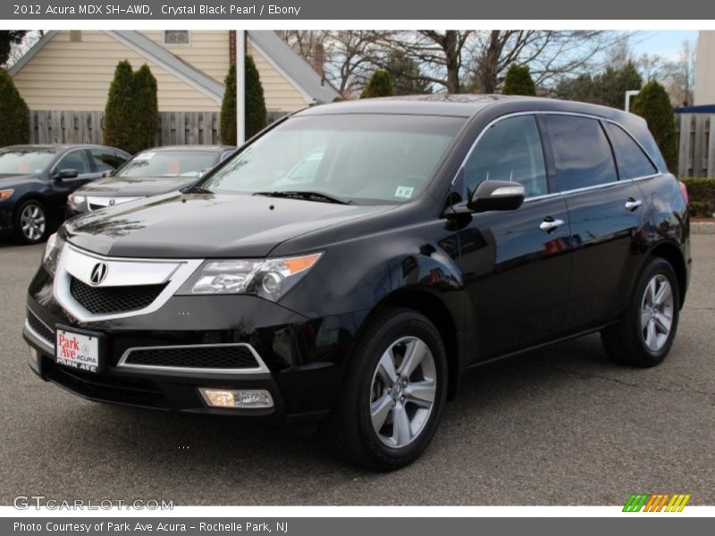 Crystal Black Pearl / Ebony 2012 Acura MDX SH-AWD