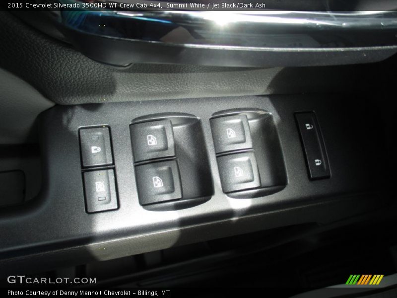Summit White / Jet Black/Dark Ash 2015 Chevrolet Silverado 3500HD WT Crew Cab 4x4