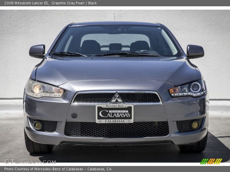 Graphite Gray Pearl / Black 2008 Mitsubishi Lancer ES