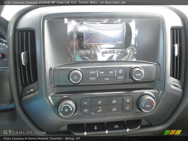 Summit White / Jet Black/Dark Ash 2015 Chevrolet Silverado 3500HD WT Crew Cab 4x4
