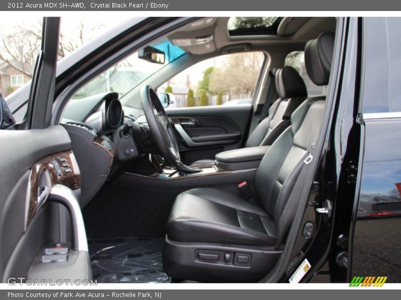 Crystal Black Pearl / Ebony 2012 Acura MDX SH-AWD
