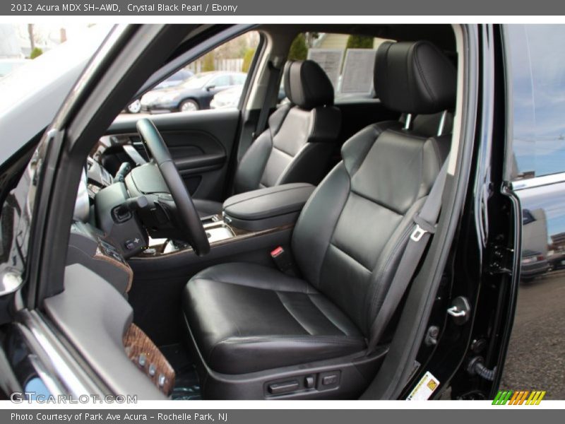 Crystal Black Pearl / Ebony 2012 Acura MDX SH-AWD