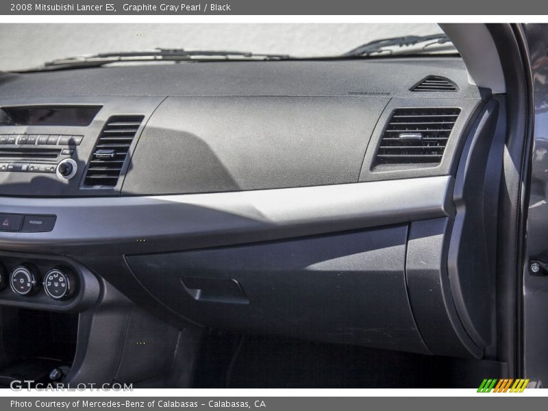 Graphite Gray Pearl / Black 2008 Mitsubishi Lancer ES