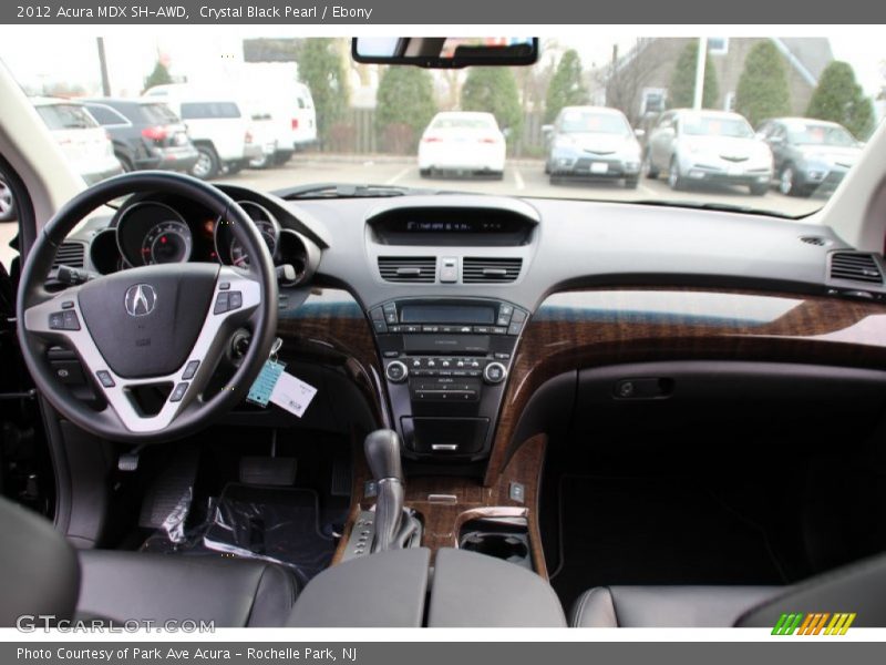 Crystal Black Pearl / Ebony 2012 Acura MDX SH-AWD