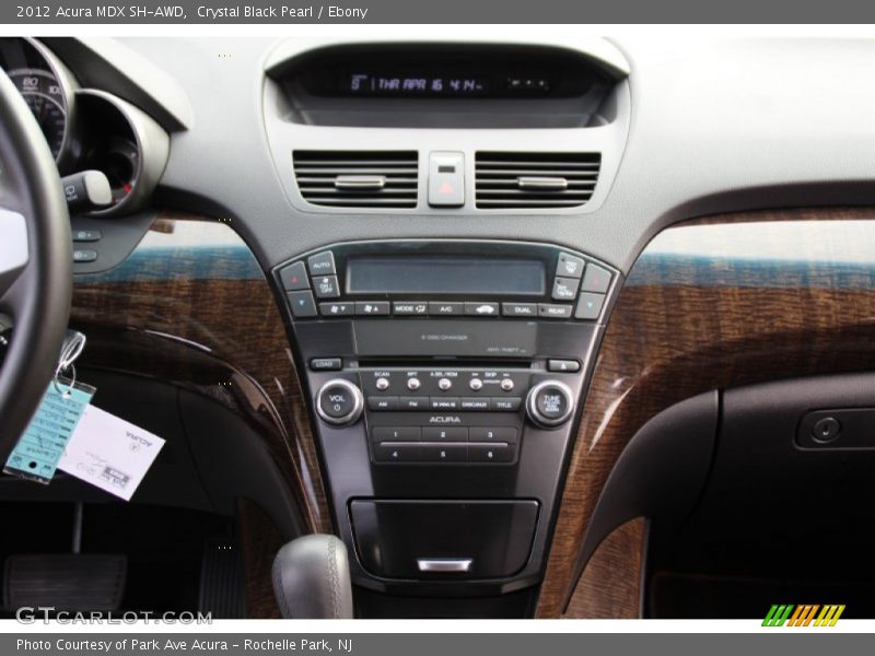 Crystal Black Pearl / Ebony 2012 Acura MDX SH-AWD