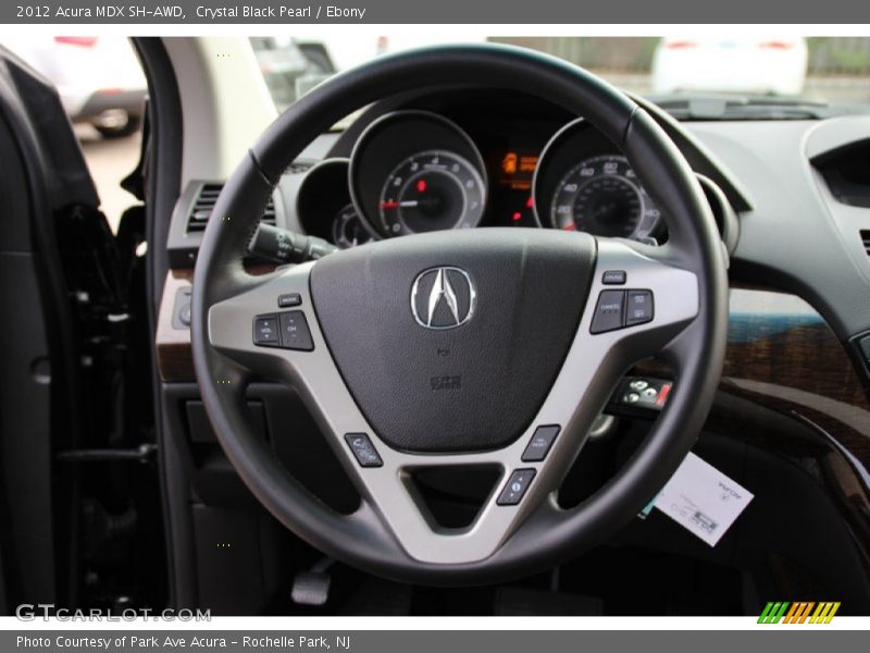 Crystal Black Pearl / Ebony 2012 Acura MDX SH-AWD
