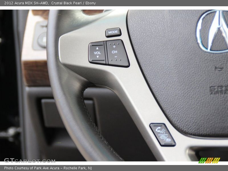 Crystal Black Pearl / Ebony 2012 Acura MDX SH-AWD