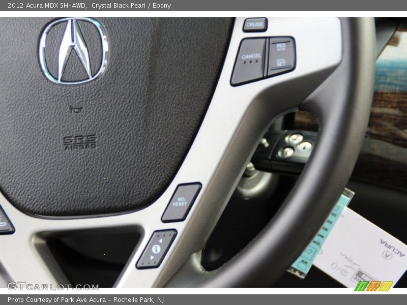 Crystal Black Pearl / Ebony 2012 Acura MDX SH-AWD