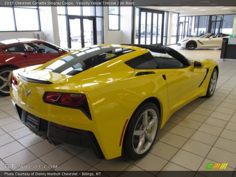 Velocity Yellow Tintcoat / Jet Black 2015 Chevrolet Corvette Stingray Coupe
