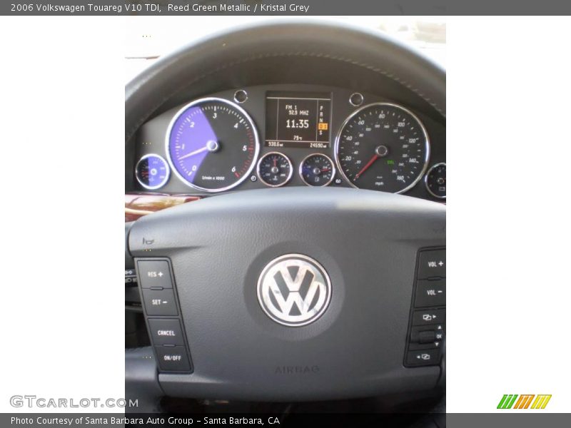 Reed Green Metallic / Kristal Grey 2006 Volkswagen Touareg V10 TDI