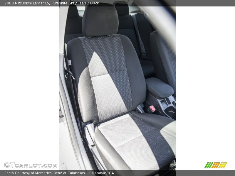 Graphite Gray Pearl / Black 2008 Mitsubishi Lancer ES