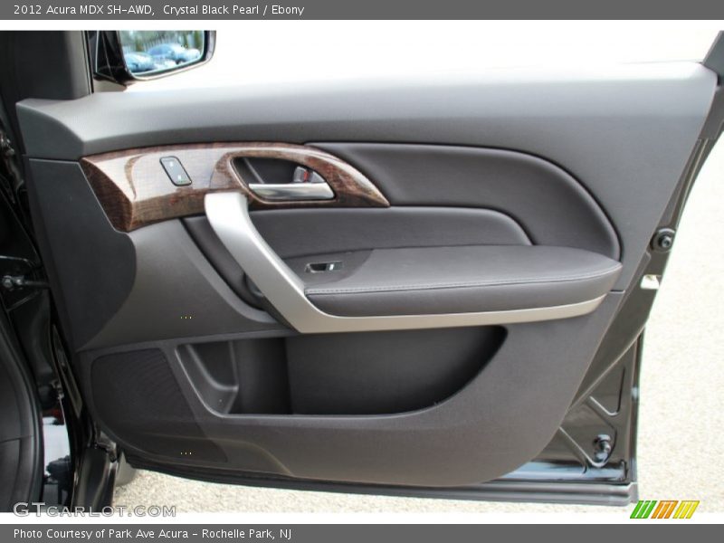 Crystal Black Pearl / Ebony 2012 Acura MDX SH-AWD
