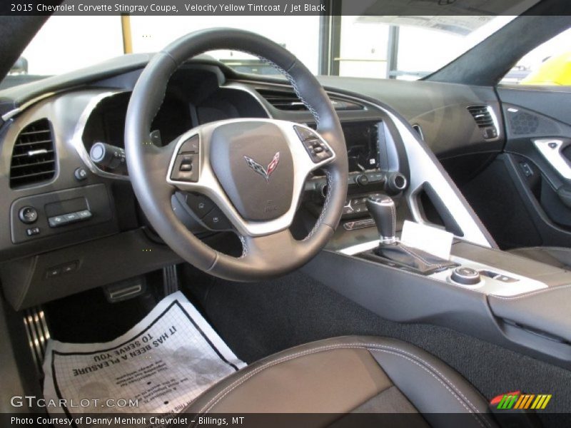 Velocity Yellow Tintcoat / Jet Black 2015 Chevrolet Corvette Stingray Coupe
