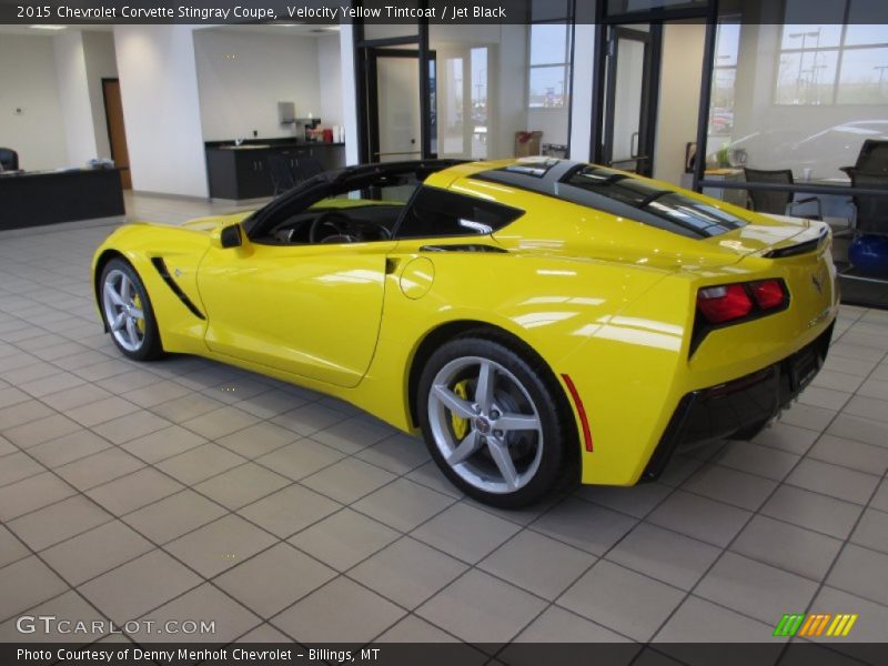 Velocity Yellow Tintcoat / Jet Black 2015 Chevrolet Corvette Stingray Coupe
