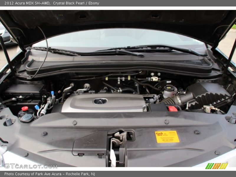 Crystal Black Pearl / Ebony 2012 Acura MDX SH-AWD