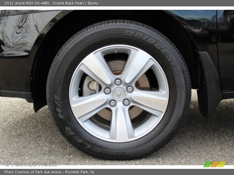 Crystal Black Pearl / Ebony 2012 Acura MDX SH-AWD