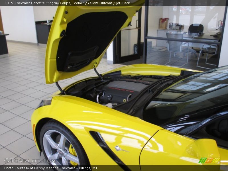 Velocity Yellow Tintcoat / Jet Black 2015 Chevrolet Corvette Stingray Coupe