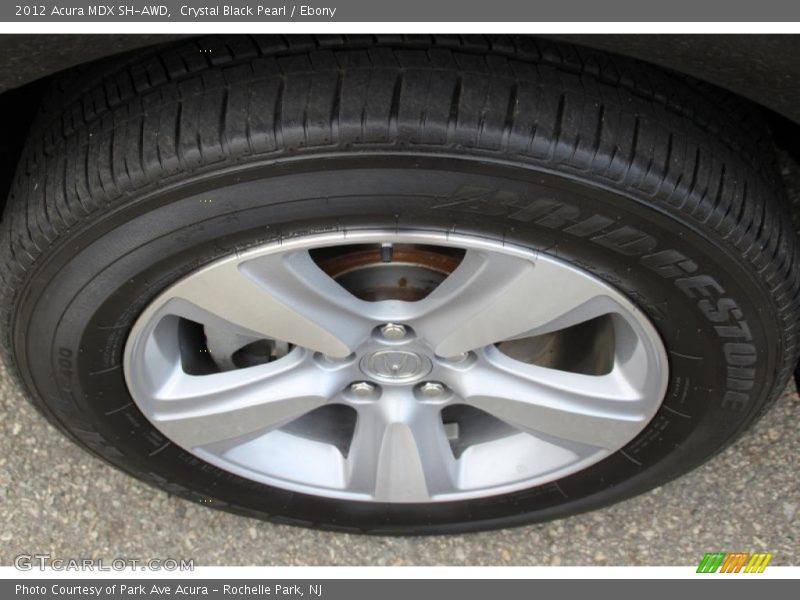 Crystal Black Pearl / Ebony 2012 Acura MDX SH-AWD