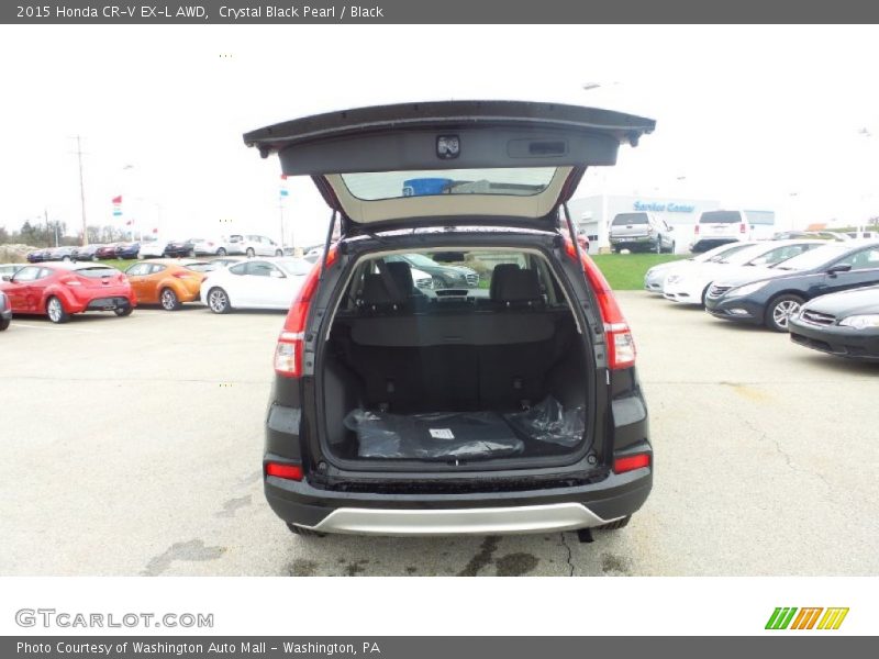 Crystal Black Pearl / Black 2015 Honda CR-V EX-L AWD