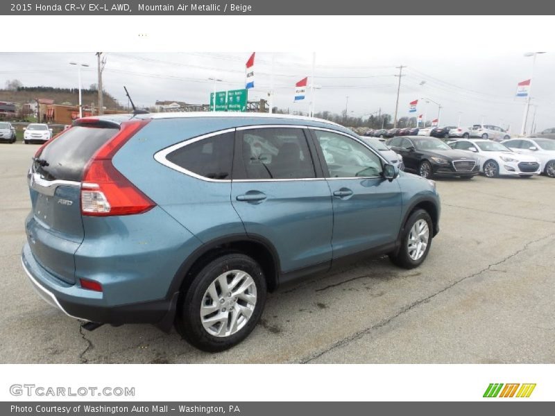 Mountain Air Metallic / Beige 2015 Honda CR-V EX-L AWD