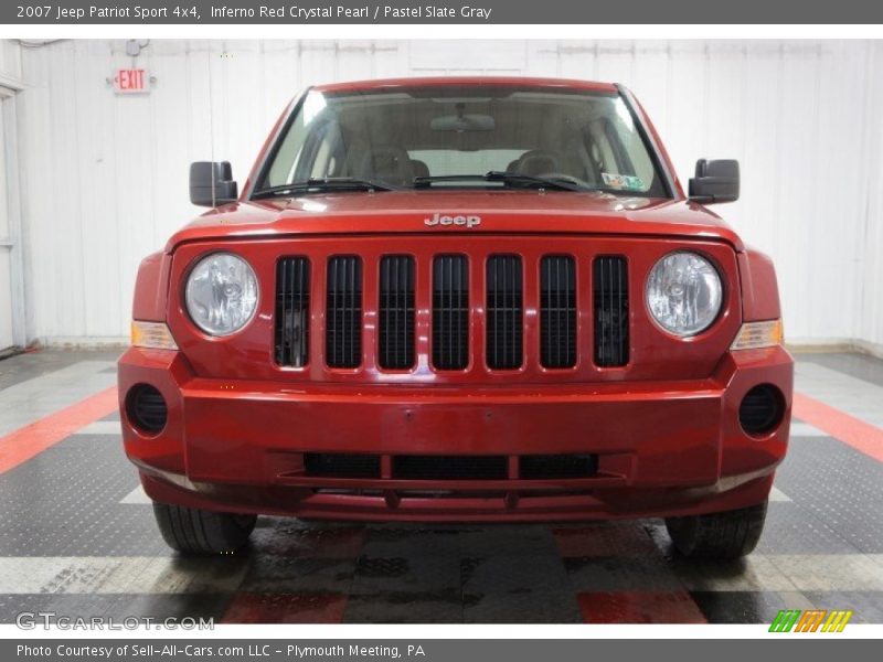 Inferno Red Crystal Pearl / Pastel Slate Gray 2007 Jeep Patriot Sport 4x4
