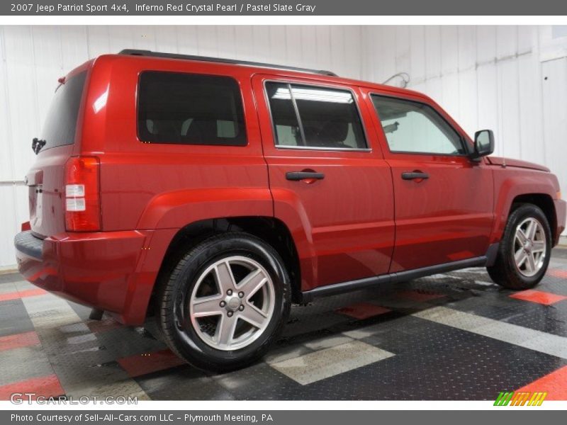 Inferno Red Crystal Pearl / Pastel Slate Gray 2007 Jeep Patriot Sport 4x4