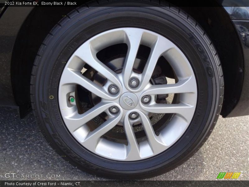 Ebony Black / Black 2012 Kia Forte EX