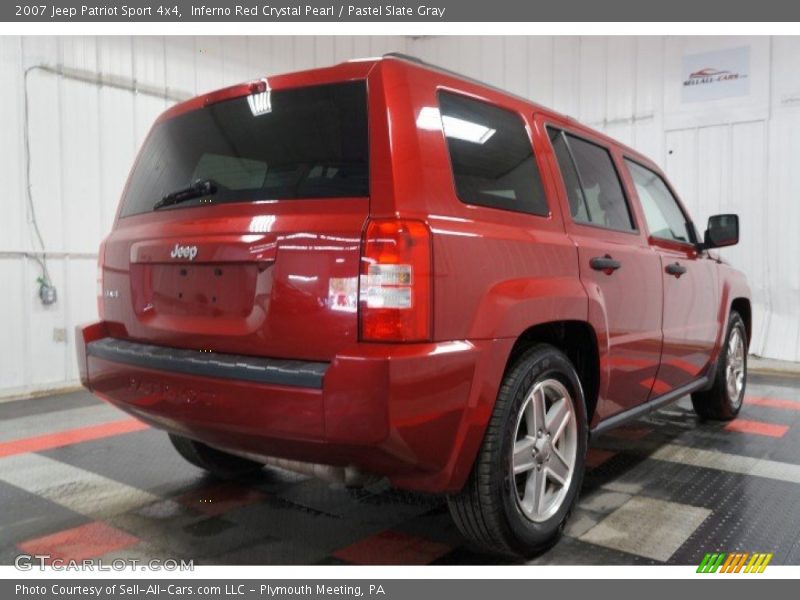 Inferno Red Crystal Pearl / Pastel Slate Gray 2007 Jeep Patriot Sport 4x4