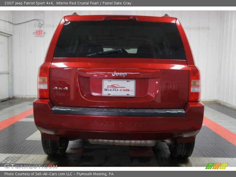 Inferno Red Crystal Pearl / Pastel Slate Gray 2007 Jeep Patriot Sport 4x4