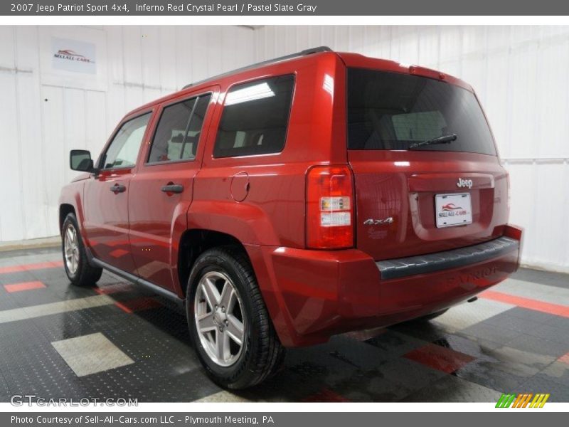 Inferno Red Crystal Pearl / Pastel Slate Gray 2007 Jeep Patriot Sport 4x4