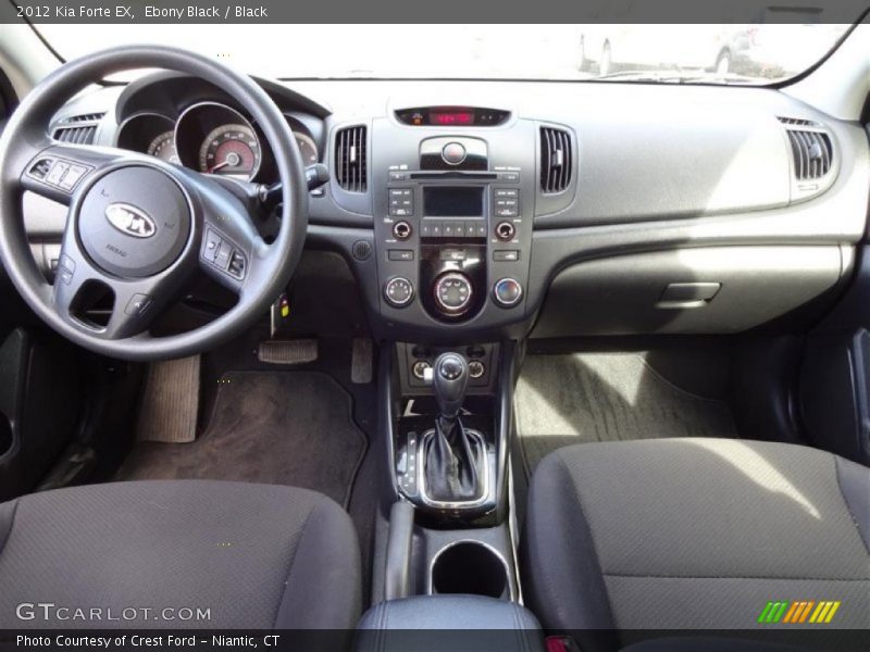 Ebony Black / Black 2012 Kia Forte EX