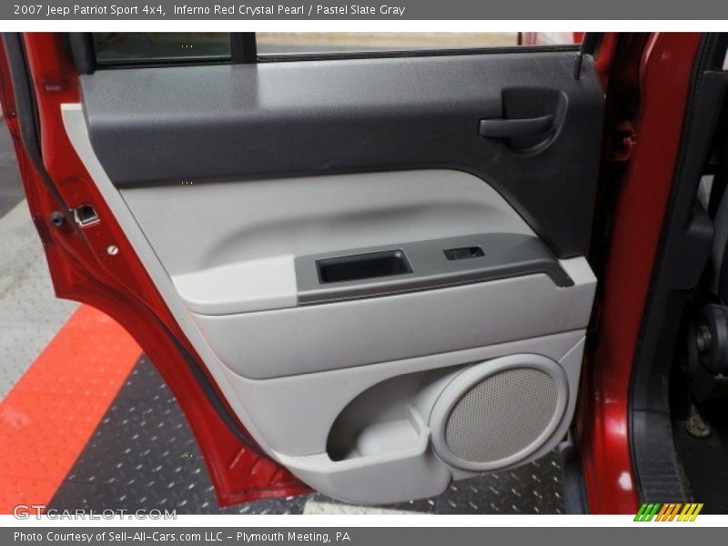 Inferno Red Crystal Pearl / Pastel Slate Gray 2007 Jeep Patriot Sport 4x4
