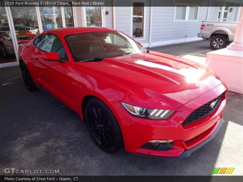 Race Red / Ebony 2015 Ford Mustang EcoBoost Coupe