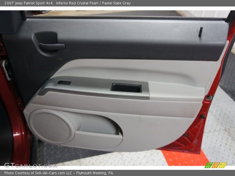 Inferno Red Crystal Pearl / Pastel Slate Gray 2007 Jeep Patriot Sport 4x4