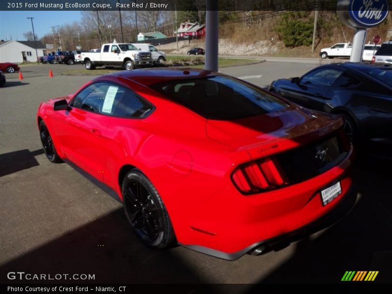 Race Red / Ebony 2015 Ford Mustang EcoBoost Coupe