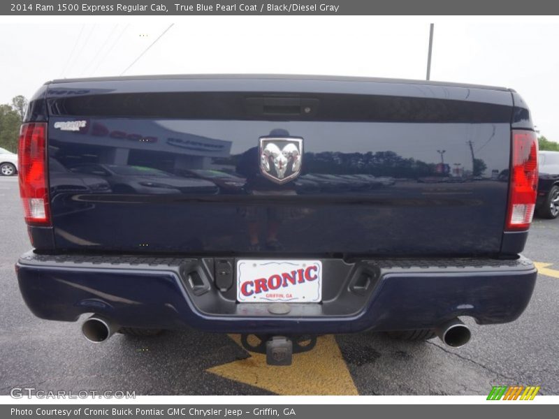 True Blue Pearl Coat / Black/Diesel Gray 2014 Ram 1500 Express Regular Cab
