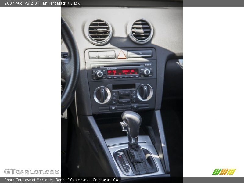 Brilliant Black / Black 2007 Audi A3 2.0T